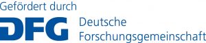 gefördert durch Deutsche Forschungsgemeinschaft