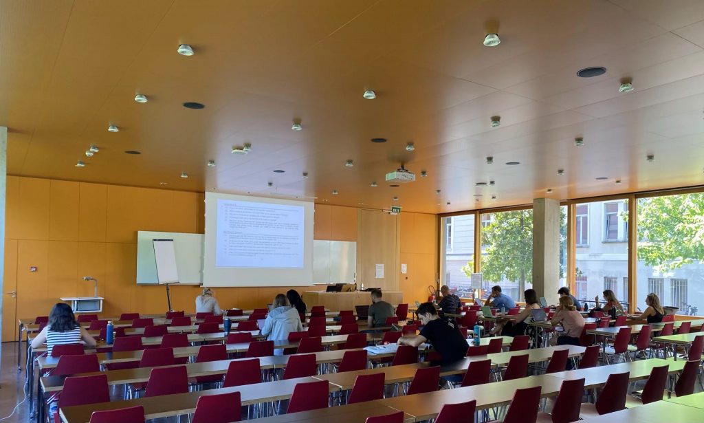 Lecture hall at the Lugano Summer School in Social Science Methods