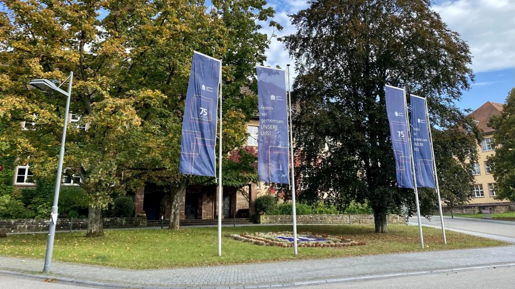 Campus of Saarland University in Saarbruecken