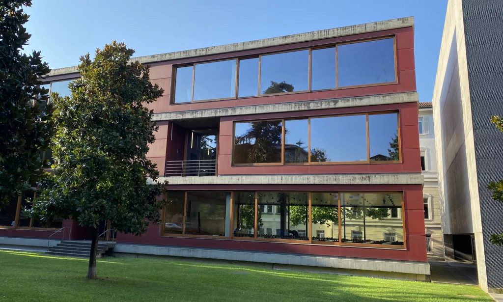 Campus building of USI Lugano
